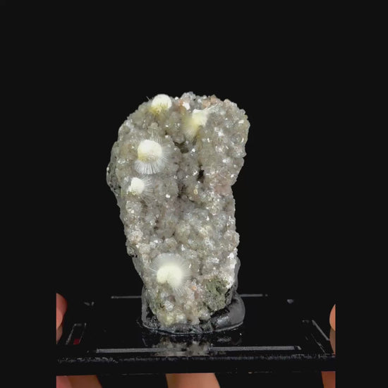 Okenite With Mesolite and Heulandite Natural Mineral Specimen. G #0553