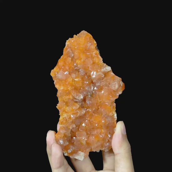 Orange Heulandite Natural Mineral Specimen G #0577